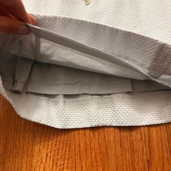 Lilly Pulitzer Mila shift dress in seaside grey with metallic embroidery size 00 - Picture 14 of 16